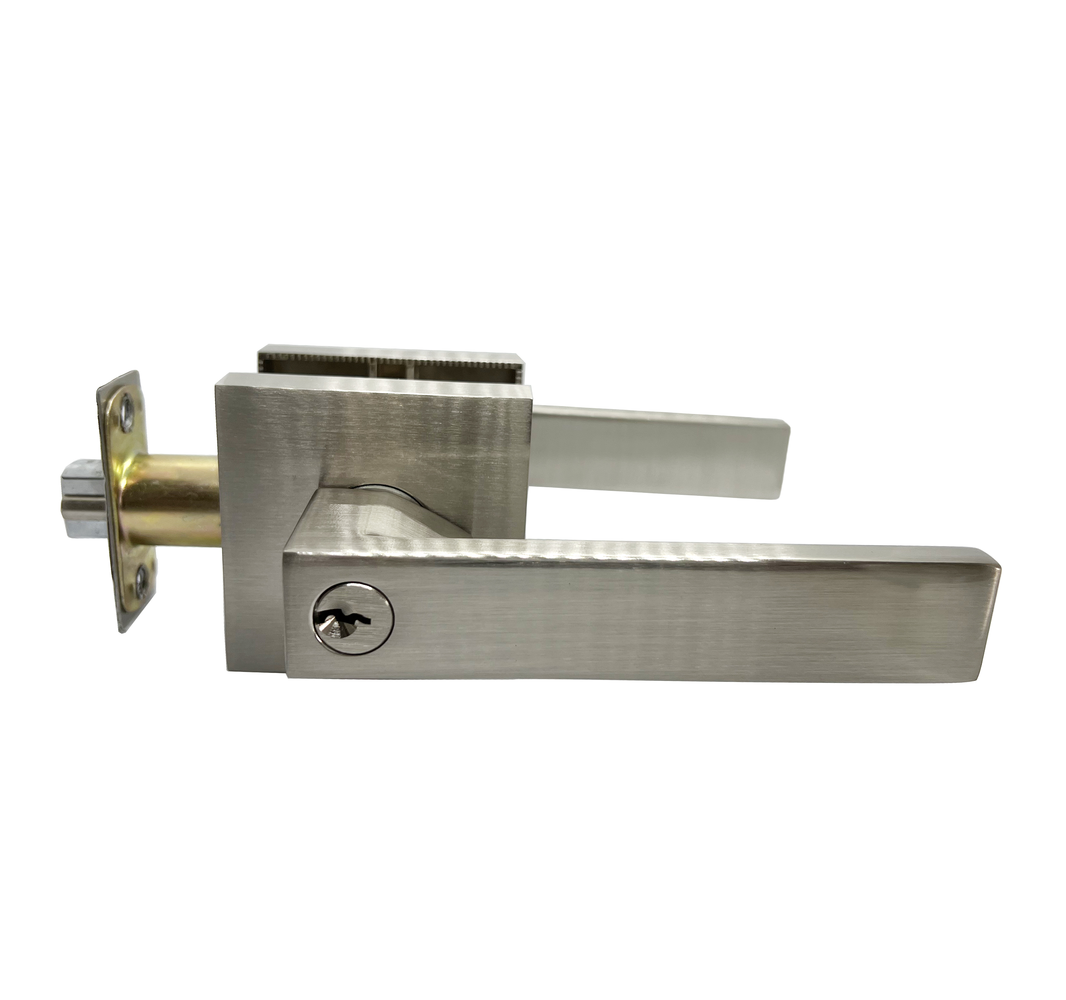 ANSI GRADE 3 American Style Safety Entrance Privacy Door Handle Lever Set Lock Tubular Leverset Barrier Free Application