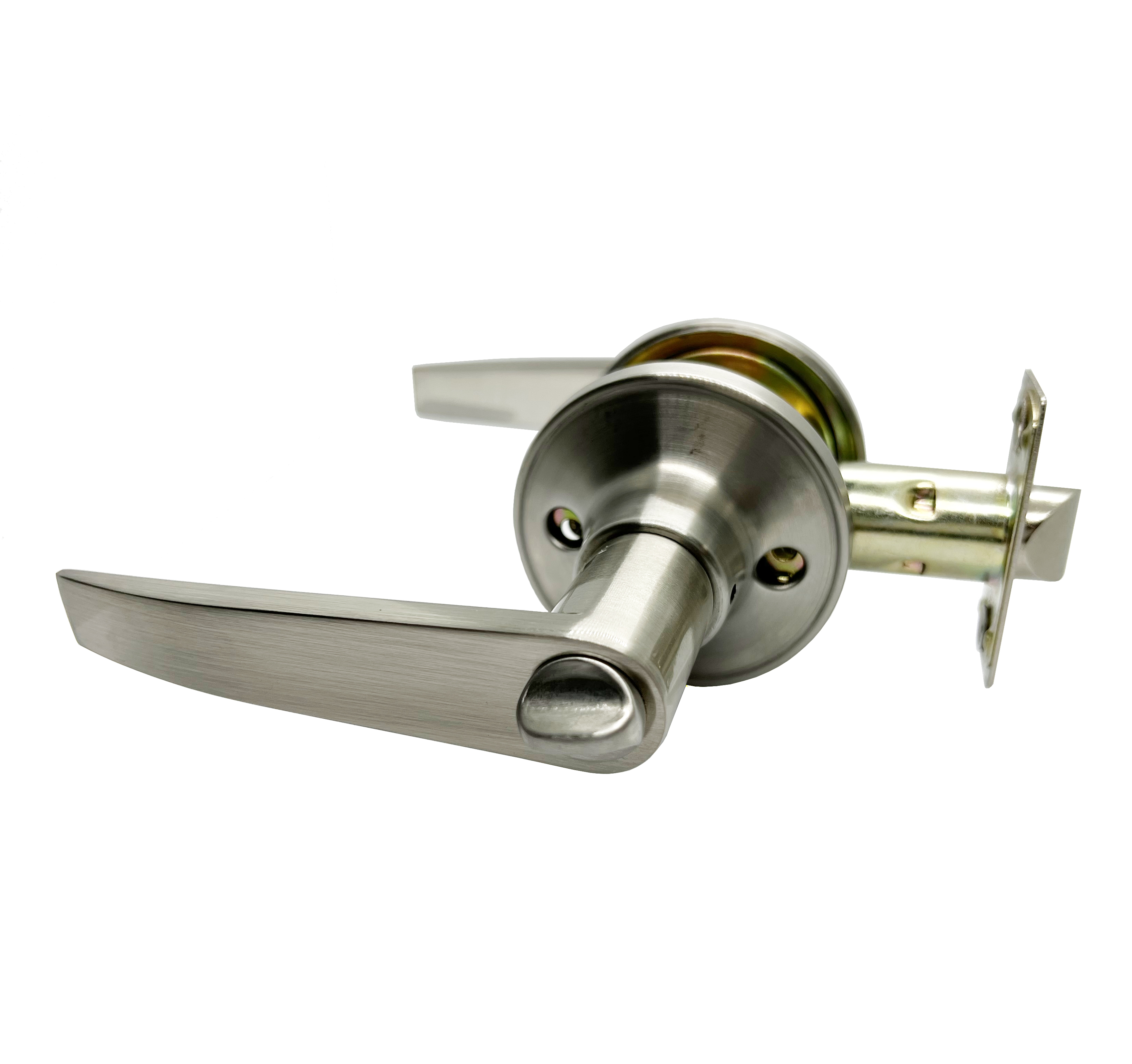 ANSI GRADE 3 Security Room Tubular Lock Door Handle Lever Lock Set Storeroom/ Exit/ Privacy/ Entrance/ Office/ Classroom/ Closet Lock
