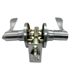 ANSI GRADE 3 American Style Room Handle Lever Set Tubular Lock Lever Handle Lock Stainless Steel Zinc Alloy Body