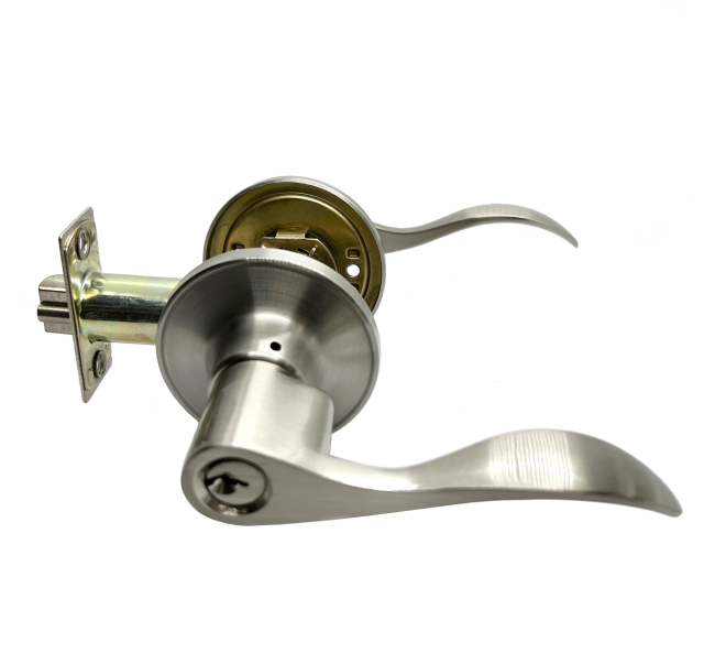 ANSI GRADE 3 American Style Room Handle Lever Set Tubular Lock Lever Handle Lock Stainless Steel Zinc Alloy Body