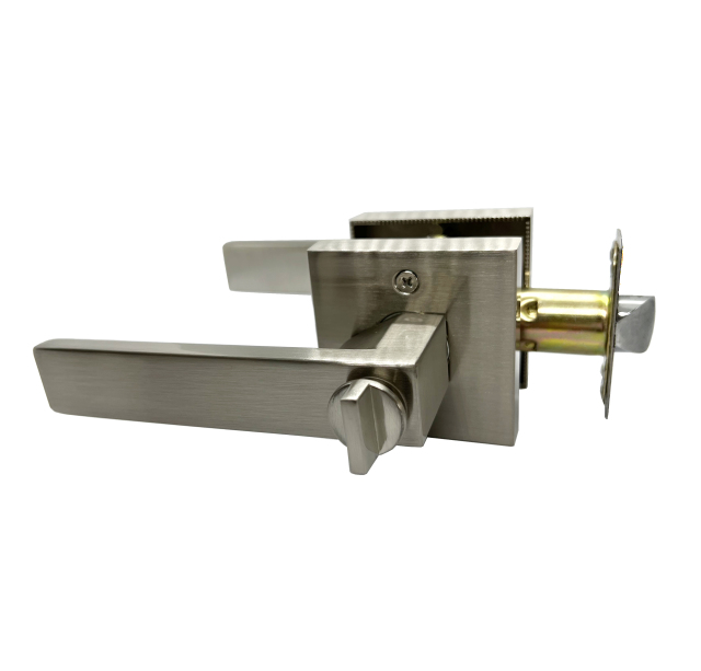 ANSI GRADE 3 American Style Safety Entrance Privacy Door Handle Lever Set Lock Tubular Leverset Barrier Free Application
