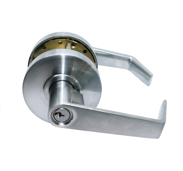 ANSI Grade 2 Heavy Duty Tubular Lock Lever Handle Lock Stainless Steel Zinc Alloy Body