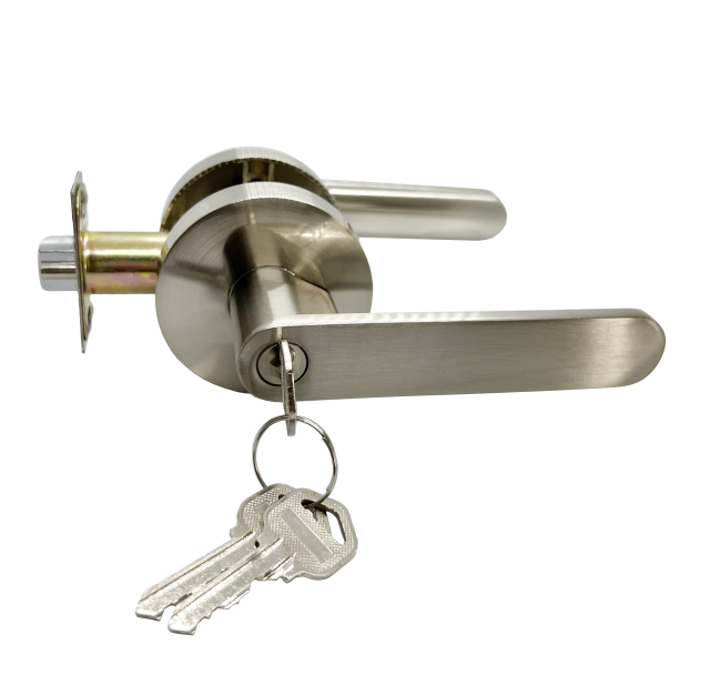 ANSI GRADE 3 Entrance Privacy Bedroom Office Door Handle Lever Set Lock Tubular Leverset