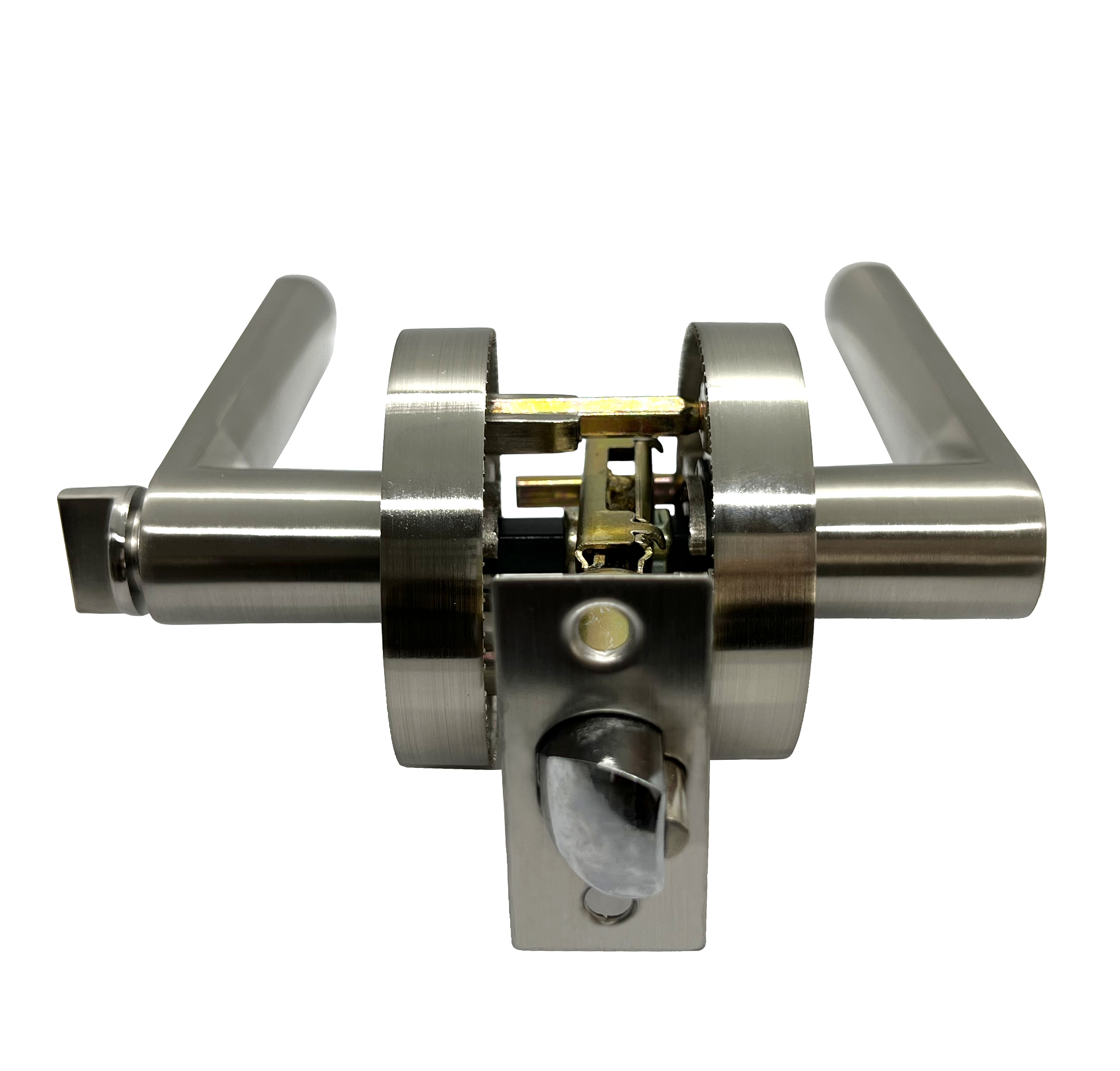 ANSI GRADE 3 Entrance Privacy Bedroom Office Door Handle Lever Set Lock Tubular Leverset