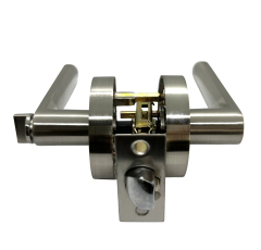 ANSI GRADE 3 Entrance Privacy Bedroom Office Door Handle Lever Set Lock Tubular Leverset