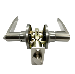 ANSI GRADE 3 Security Room Tubular Lock Door Handle Lever Lock Set Storeroom/ Exit/ Privacy/ Entrance/ Office/ Classroom/ Closet Lock