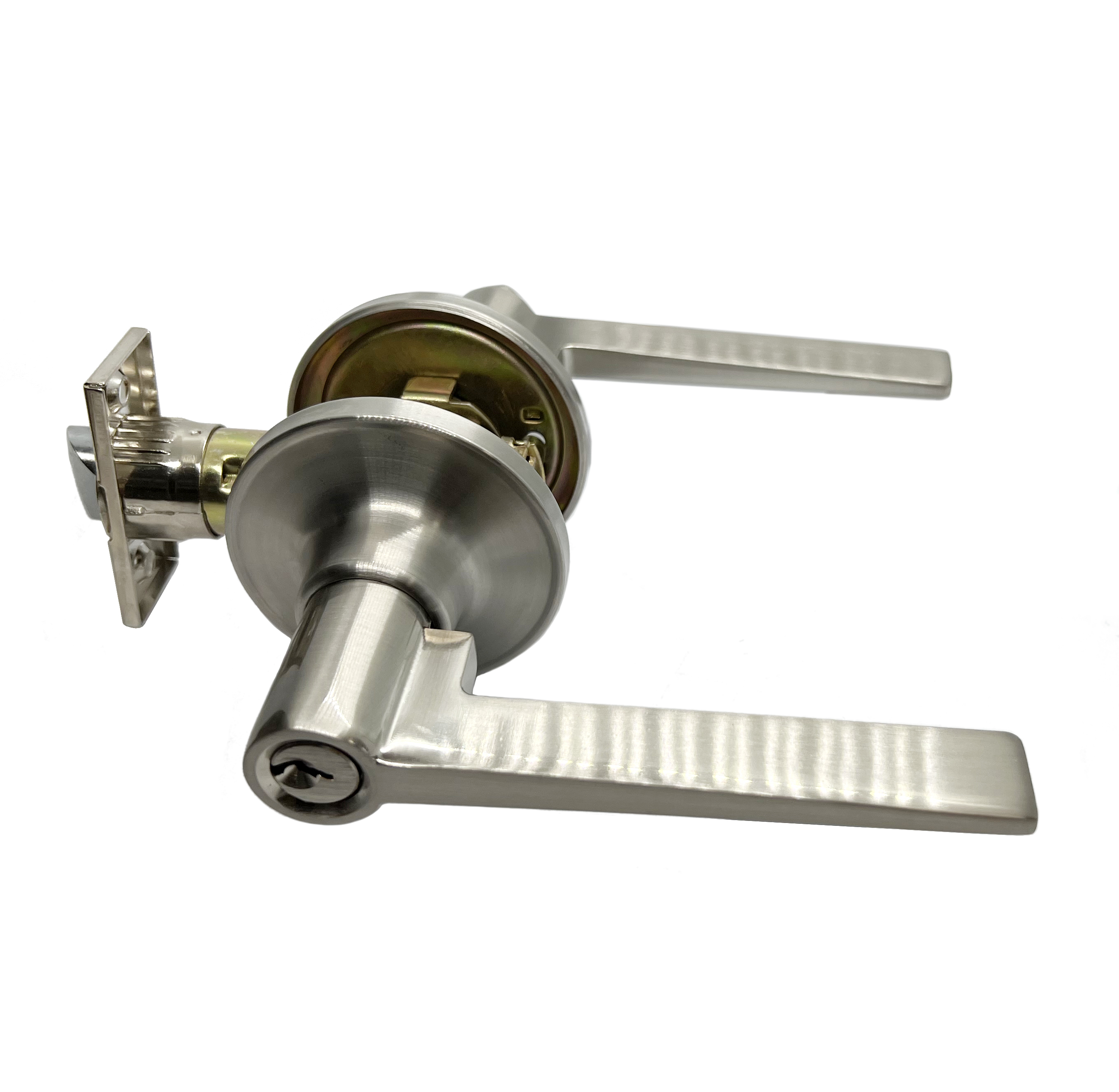 ANSI GRADE 3 American Bedroom Lock Door Handle Lever Set Lock Tubular Leverset