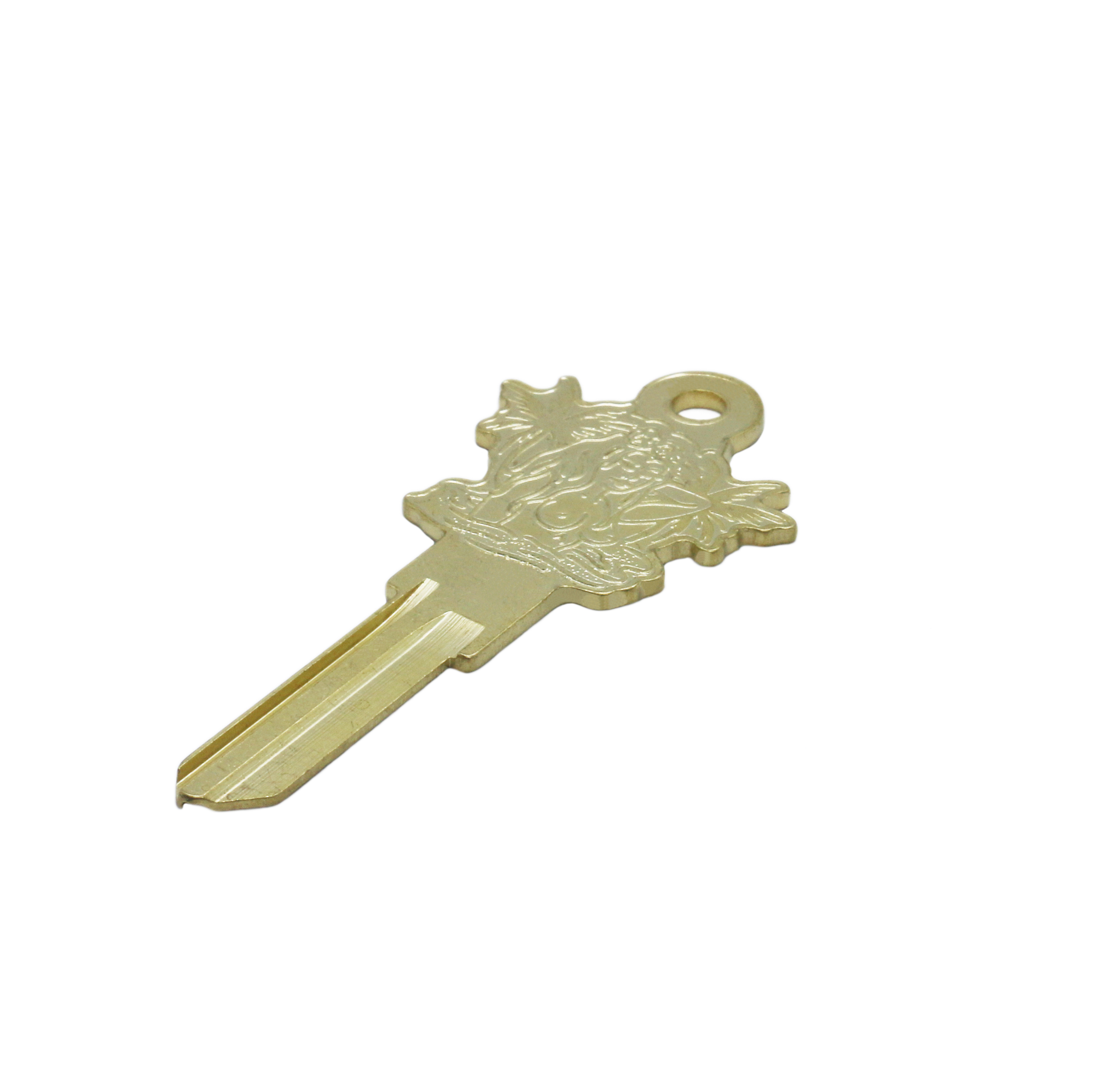 Custom Design Brass Blank Key Engraved Key, Customized According to Drawings