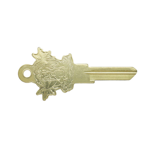 Custom Design Brass Blank Key Engraved Key, Customized According to Drawings