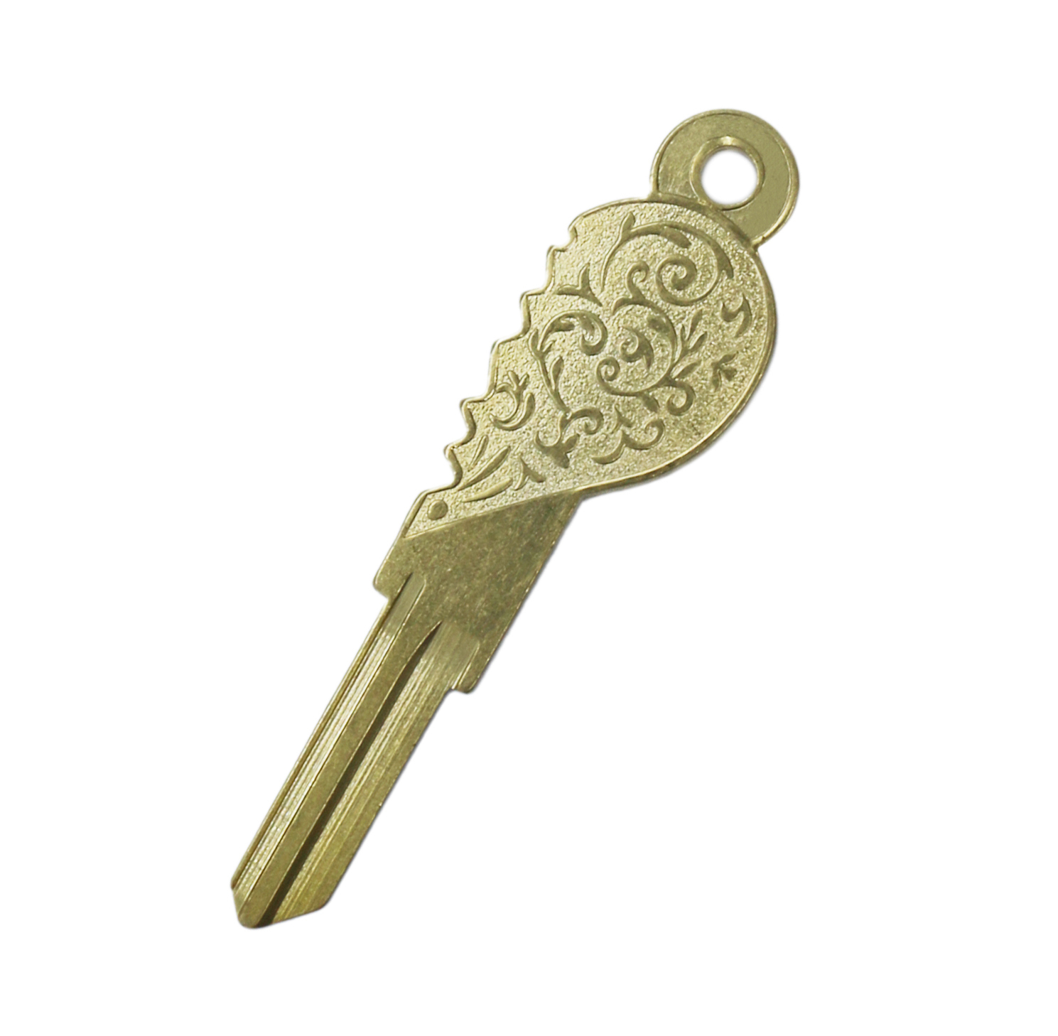 Art Key Custom Design Brass Blank Key Engraved Key, Customized According to Drawings