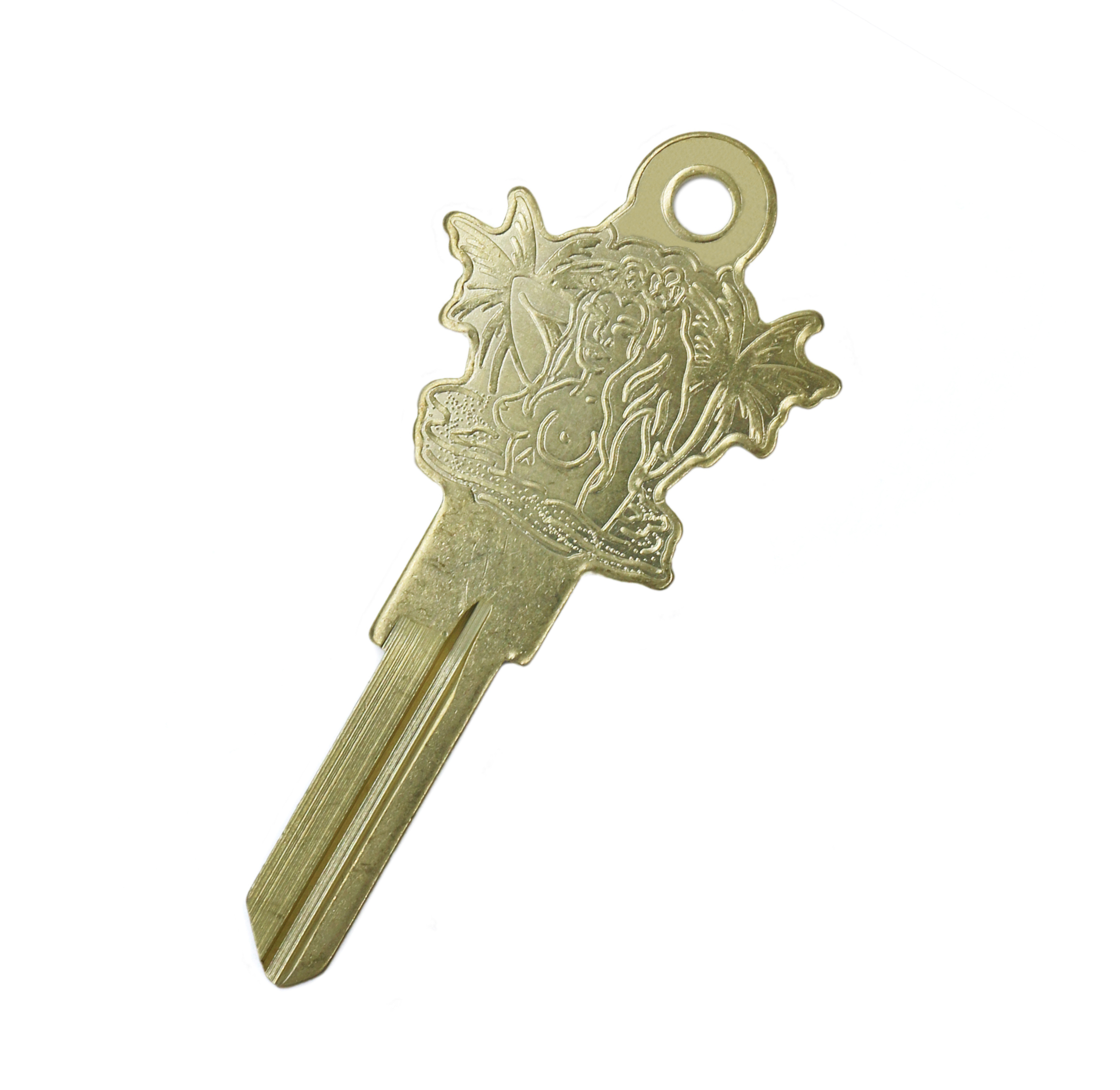 Custom Design Brass Blank Key Engraved Key, Customized According to Drawings