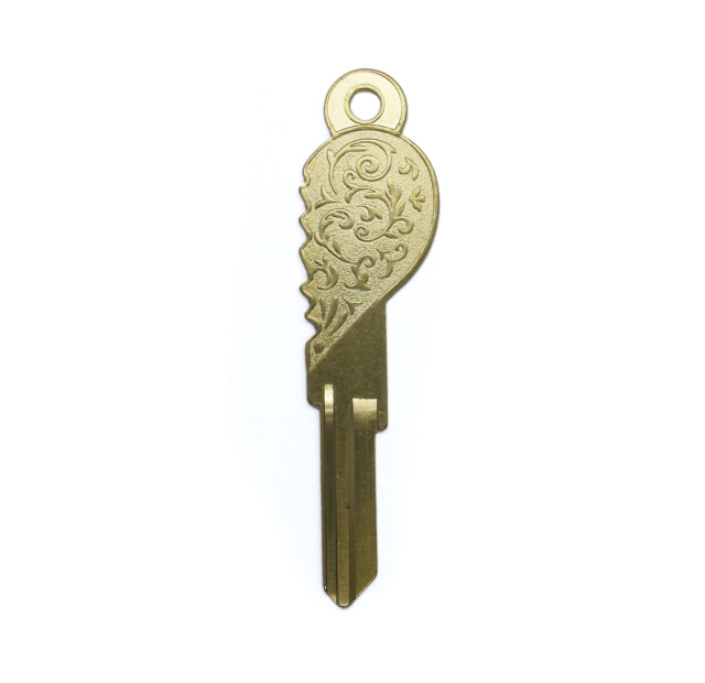 Art Key Custom Design Brass Blank Key Engraved Key, Customized According to Drawings