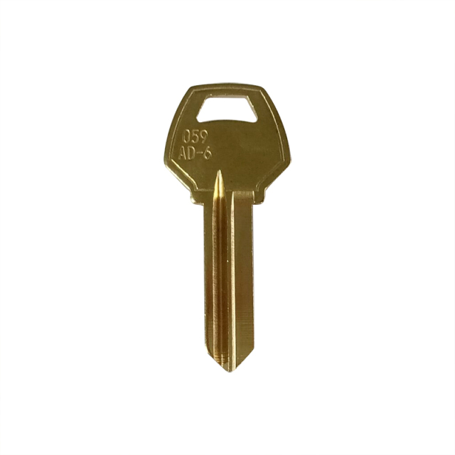 Wholesale Multi House Lock 059 AD-6 Blank Key For Doors Brass Key Blanks