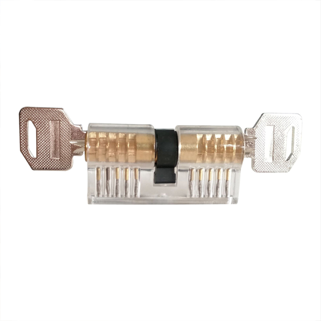 Clear Transparent Plastic Lock Pick Training Set Euro Lock Cylinder Clear Lock Cylinder For Locksmith