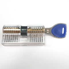 Transparent Cutaway Inside View Looksmith Training Lock Cylnder Clear Lock Cylinder For Locksmith Keys can be customized