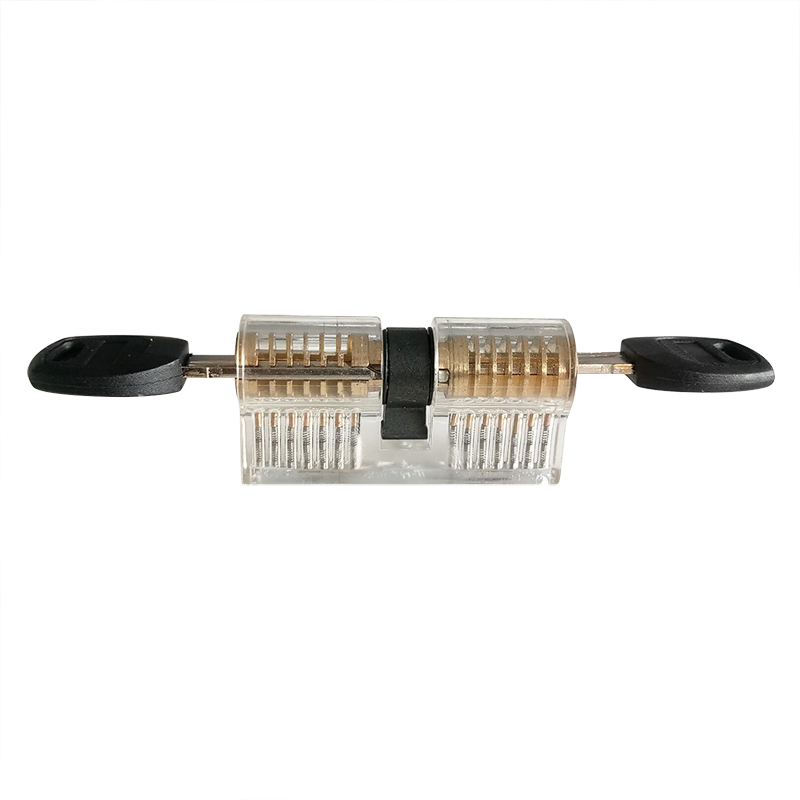 Clear Transparent Cutaway Training Plastic lock Clear Lock Cylinder For Locksmith Keys can be customized