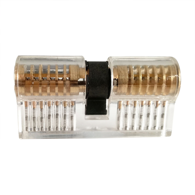 Clear Transparent Cutaway Training Plastic lock Clear Lock Cylinder For Locksmith Keys can be customized