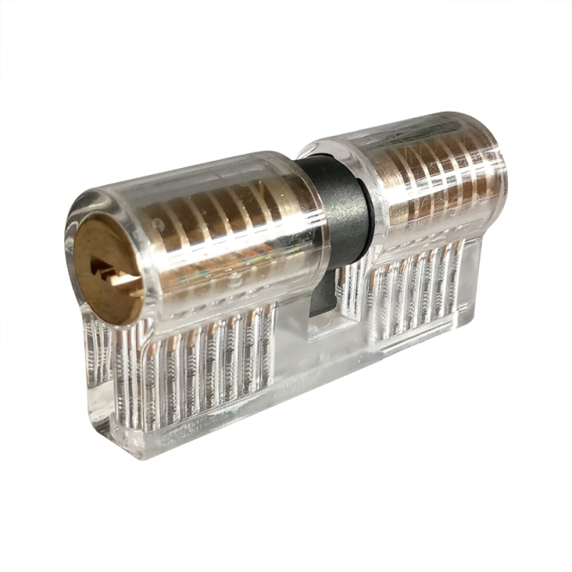 Clear Transparent Cutaway Training Plastic lock Clear Lock Cylinder For Locksmith Keys can be customized