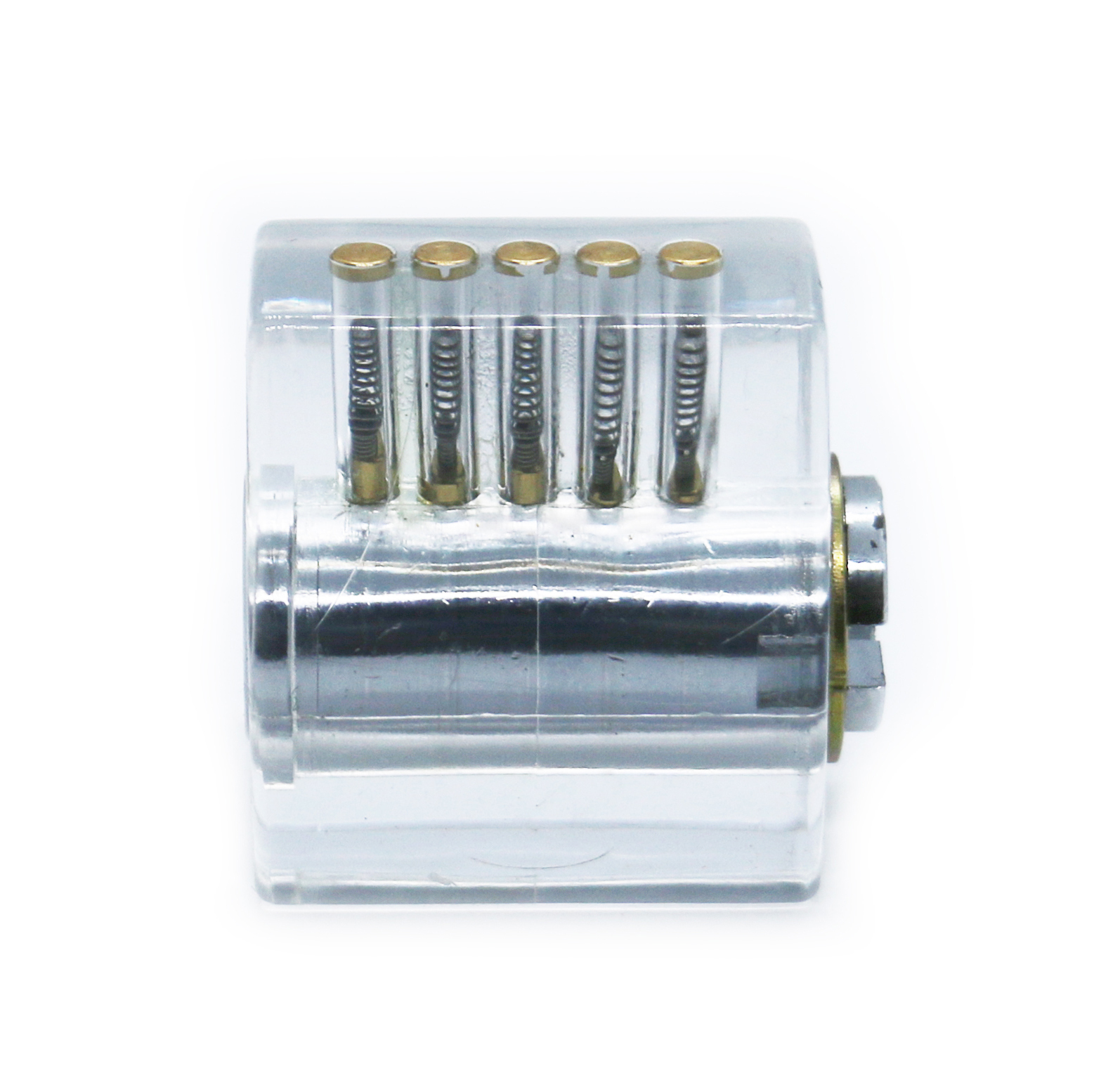 Clear 1/2 Practice Locksmith Tools Set Transparent Serrated Cylinder Clear Lock Cylinder For Locksmith