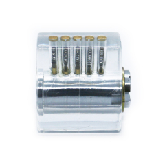 Clear 1/2 Practice Locksmith Tools Set Transparent Serrated Cylinder Clear Lock Cylinder For Locksmith