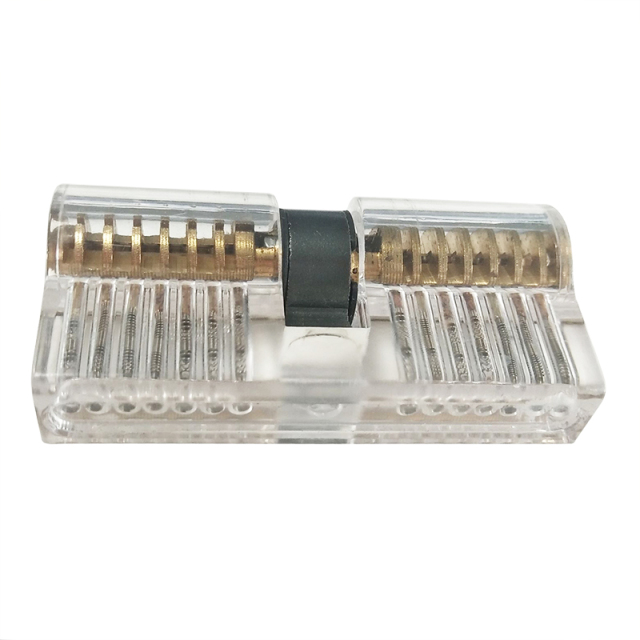 Transparent Cutaway Inside View Looksmith Training Lock Cylnder Clear Lock Cylinder For Locksmith Keys can be customized