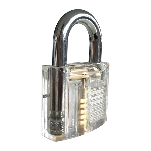 Cheap Professional Practice Transparent Cutaway Locksmith Tools Padlock Lockpick Sets