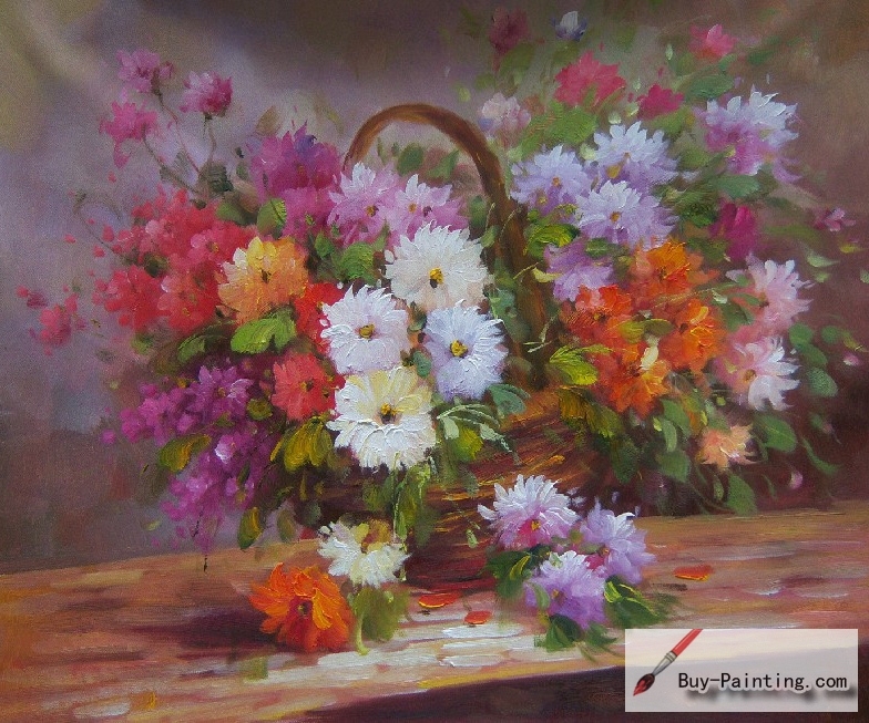 A basket of flowers