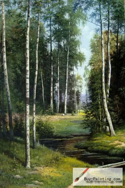 A stream in the woods