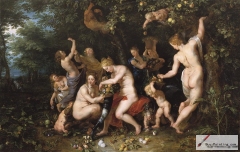 Nymphs filling the horn of plenty, 1615, together with Jan Brueghel the Elder