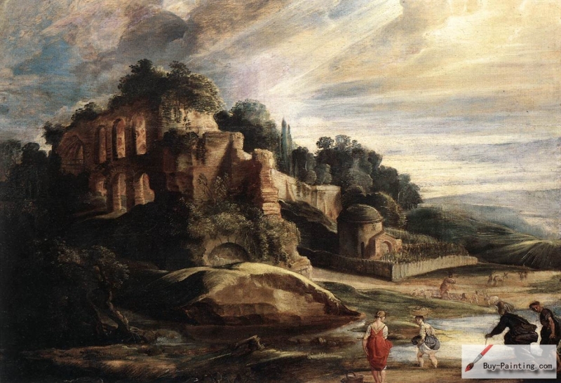 Landscape with the Ruins of Mount Palatine in Rome, 1615