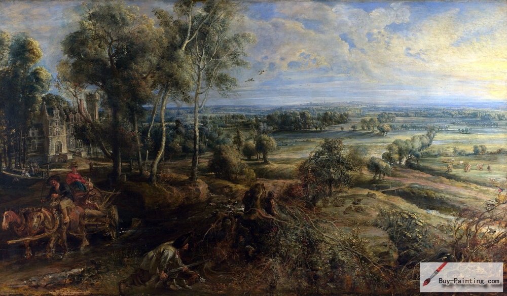 A View of Het Steen in the Early Morning