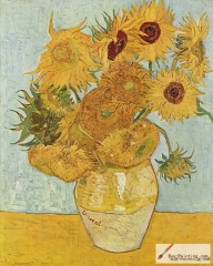 Still Life: Vase with Twelve Sunflowers, August 1888, Neue Pinakothek,