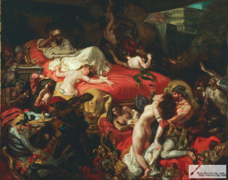 Death of Sardanapalus (1827), Musée national Eugène Delacroix