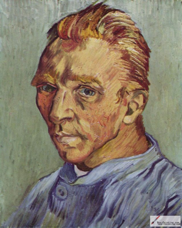 Self-portrait without beard, late September 1889, private collection. Possibly Van Gogh's last self portrait, and a birthday gift to his mother