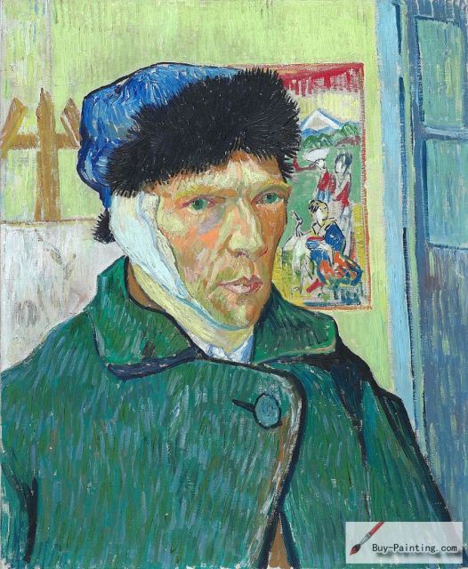 Self-portrait with bandaged ear, 1889, Courtauld Institute of Art