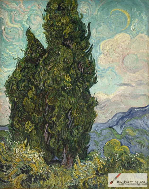 Cypresses, 1889, Metropolitan Museum of Art, New York