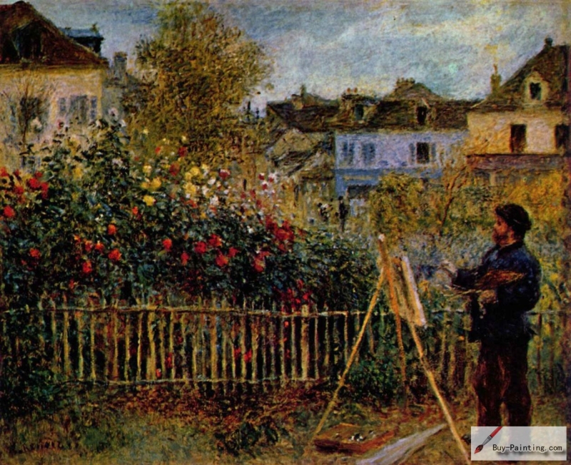 Claude Monet Painting in His Garden at Argenteuil, 1873, Wadsworth Atheneum, Connecticut