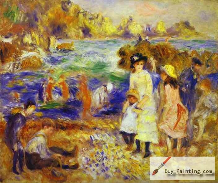 Children at the Beach at Guernsey, 1883, Barnes Foundation, Philadelphia