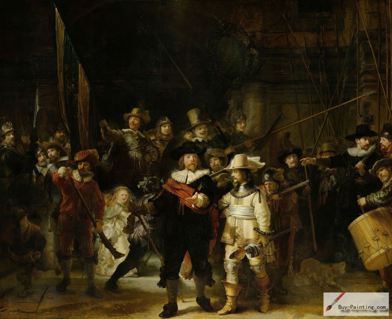 The Night Watch or The Militia Company of Captain Frans Banning Cocq, 1642.