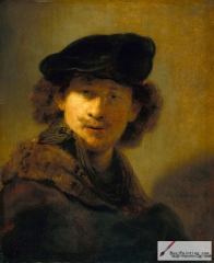 Self-Portrait with Velvet Beret and Furred Mantle 1634