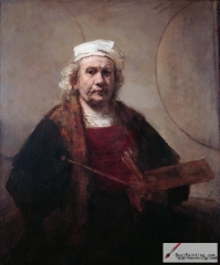 Self-Portrait with Two Circles, 1660.