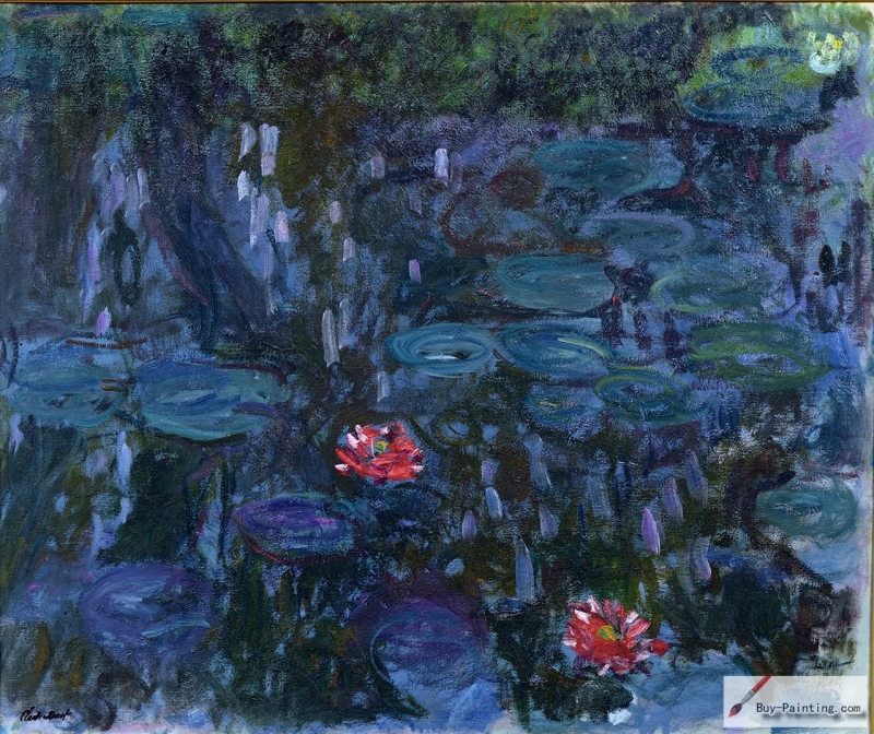 Water Lilies and Reflections (1916–19)
