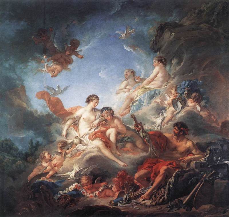 Vulcan Presenting Venus with Arms for Aeneas