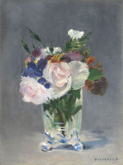 Flowers in a Crystal Vase, 1882