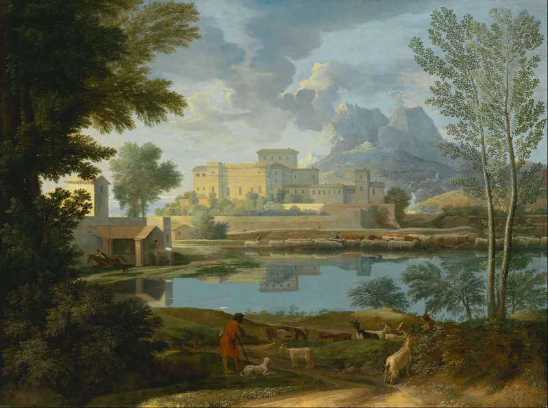 Pastorale landscape, 1650