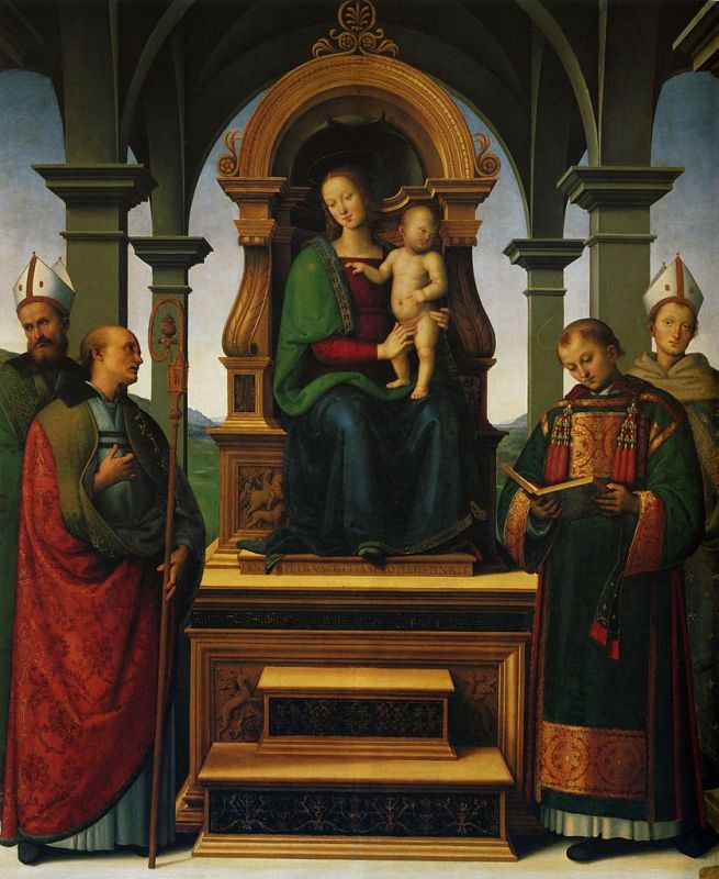 Madonna and Child with Saints