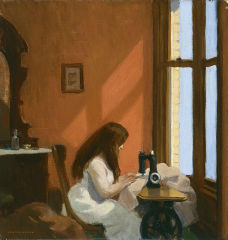 Girl at Sewing Machine (1921)