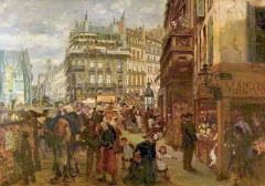 Weekday in Paris, 1869