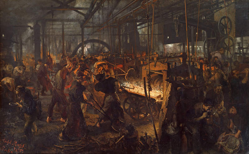 Eisenwalzwerk, Iron Rolling Mill, 1872-1875
