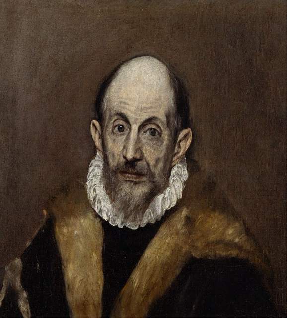 Portrait of a Man (presumed self-portrait of El Greco), c. 1595–1600
